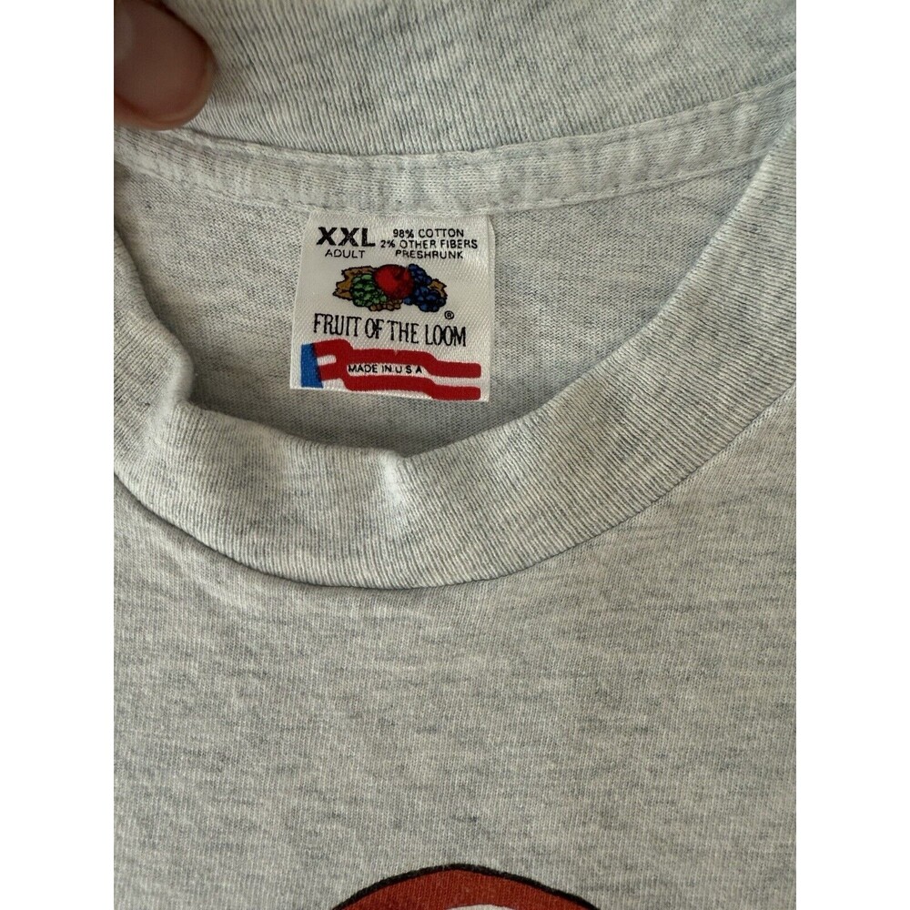 VTG Hanes USA Single Stitch Crabby Attitude Shirt 1994 Fresh Fish LNC Adult XXL - Picture 5 of 8
